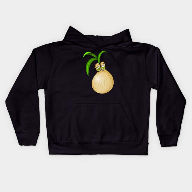 The Funny Onion Kids Hoodie by Amused Artists